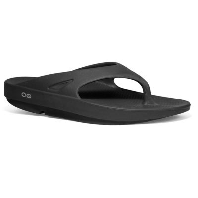 Oofos Ooriginal Thong Sandal Black