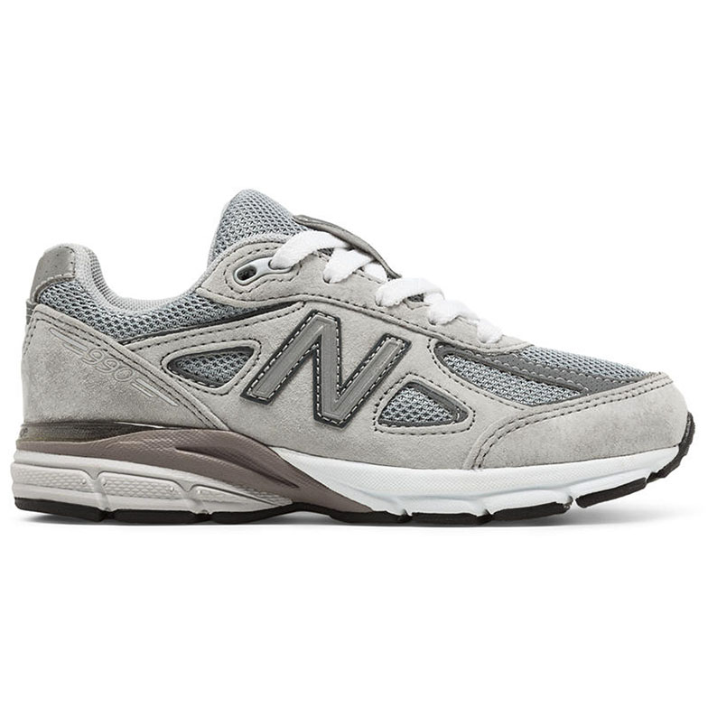 New Balance 990 Grey Kid Lace Laurie's Shoes