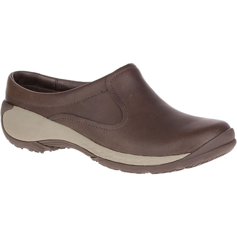 Merrell Women's Encore Slide Leather Brown | Laurie's Shoes