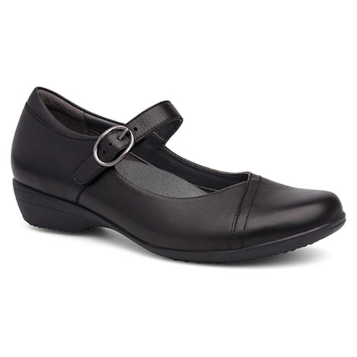 Dansko Women's Fawna Black Milled Nappa