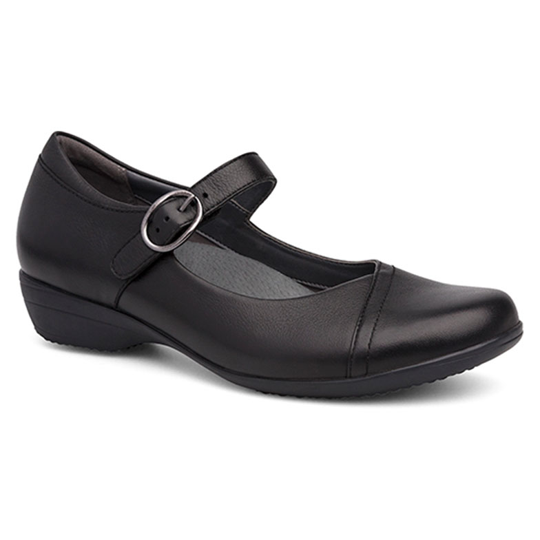 Dansko Women's Fawna Black Milled Nappa | Laurie's Shoes