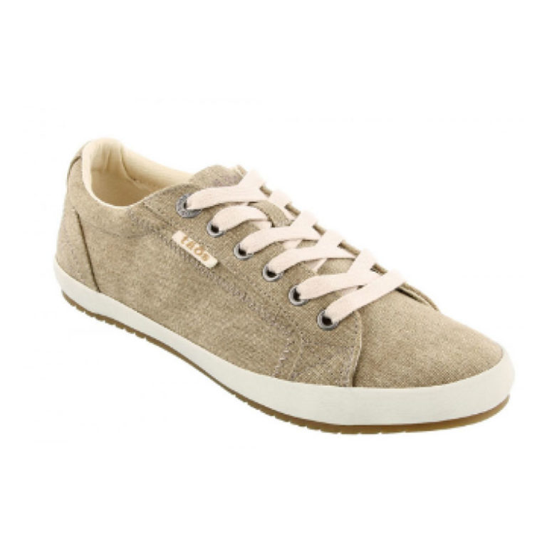 khaki canvas pumps