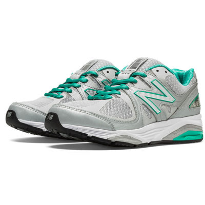 New Balance Women's 1540 Silver and Green