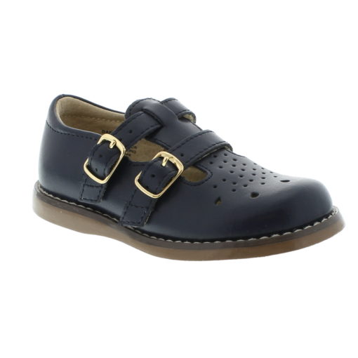 Footmates Kid's Danielle Navy Leather