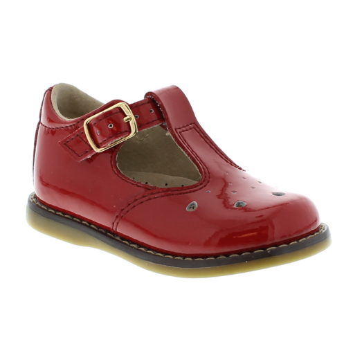 Footmates Kid's Harper Red Patent Leather