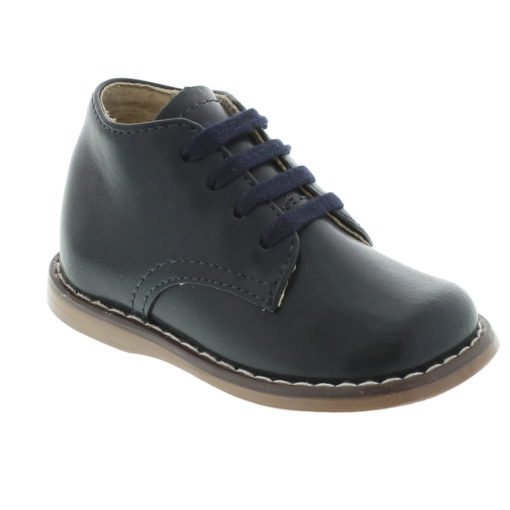 Footmates Kid's Todd Navy Leather