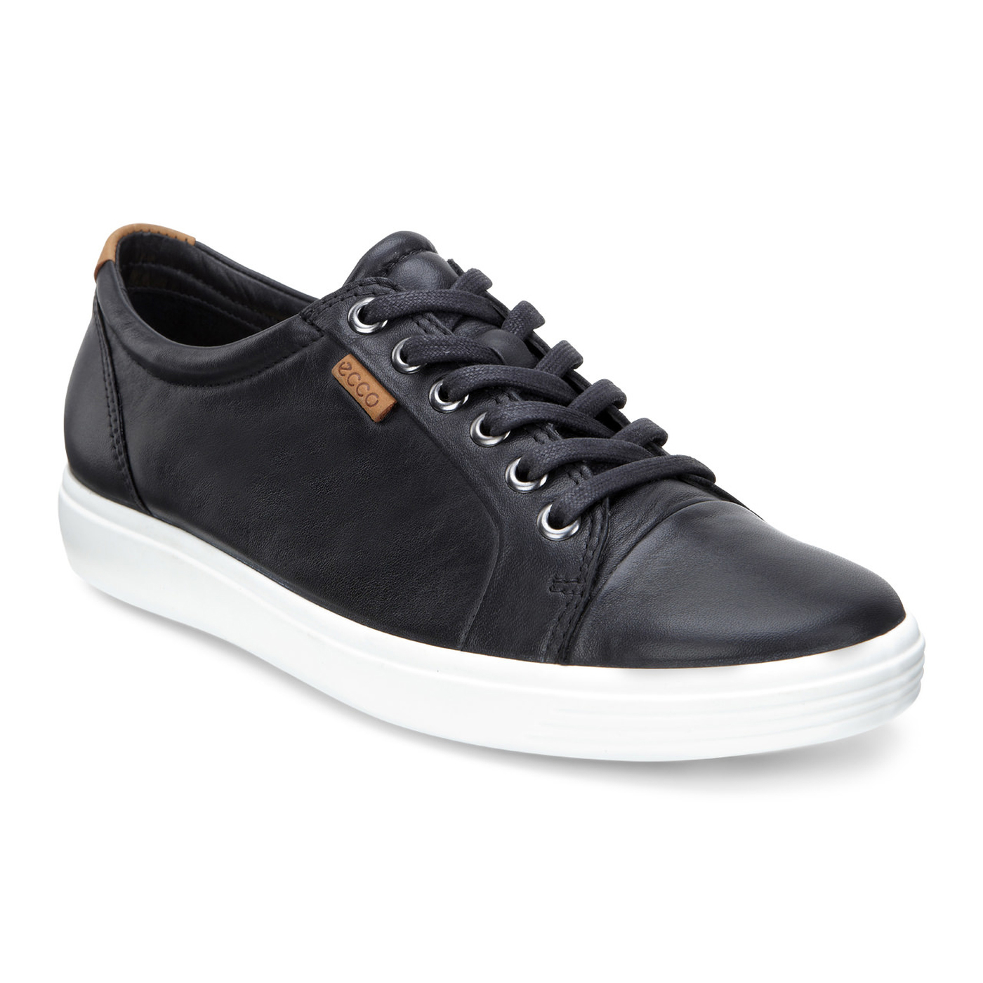 ecco leather sneakers