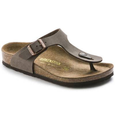 Birkenstock Gizeh Kids Birko-Flor Nubuck Mocha