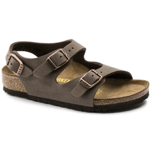 Birkenstock Roma Kids Birko-Flor Nubuck Mocha