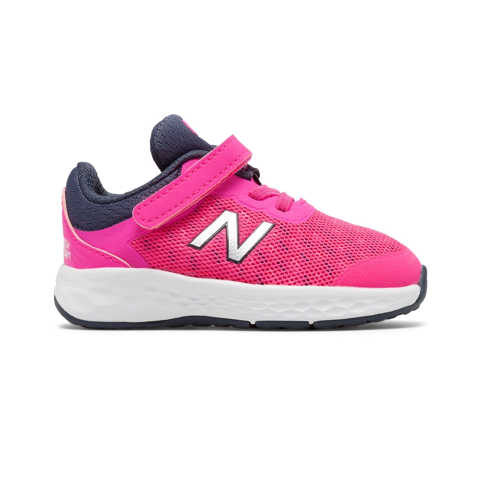 New Balance Fresh Foam Kaymin Pink Toddler/Kid's Velcro | Laurie's Shoes