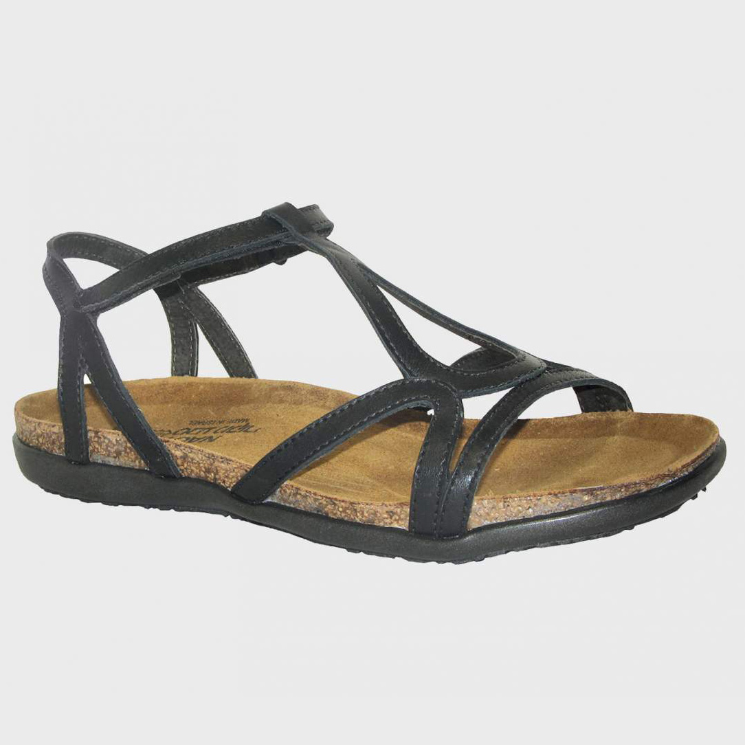 Naot Women's Gladiator Sandal Black Raven | Shoes