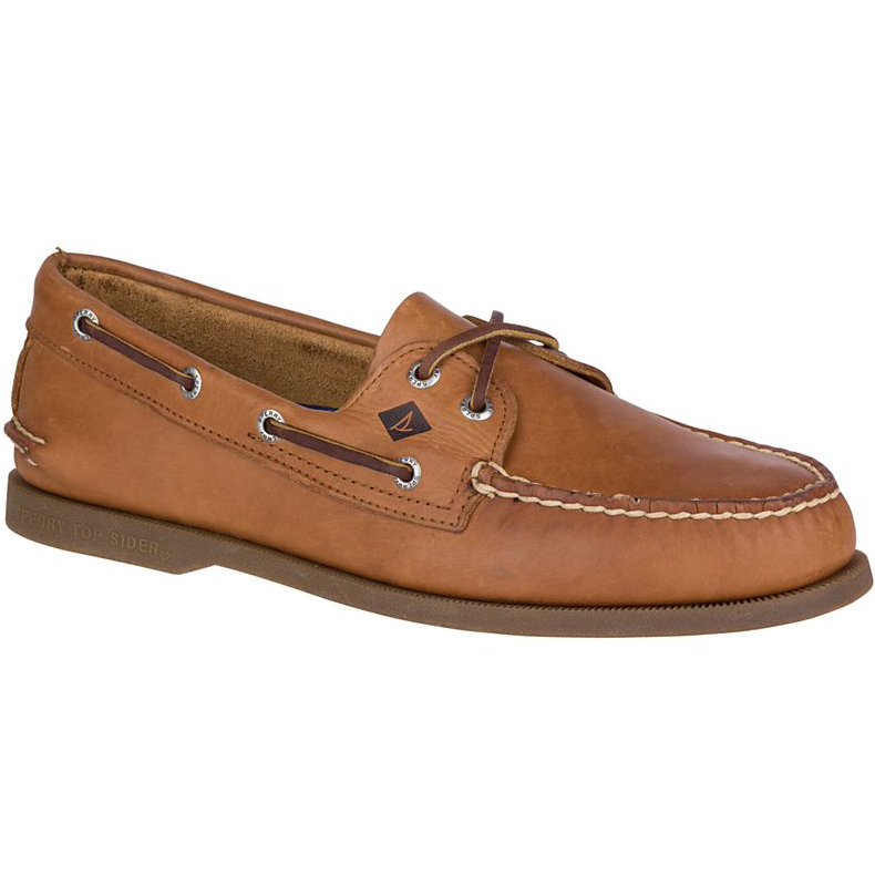 Sperry Men's Authentic Original 2-Eye Boat Shoe Tan | Laurie's Shoes