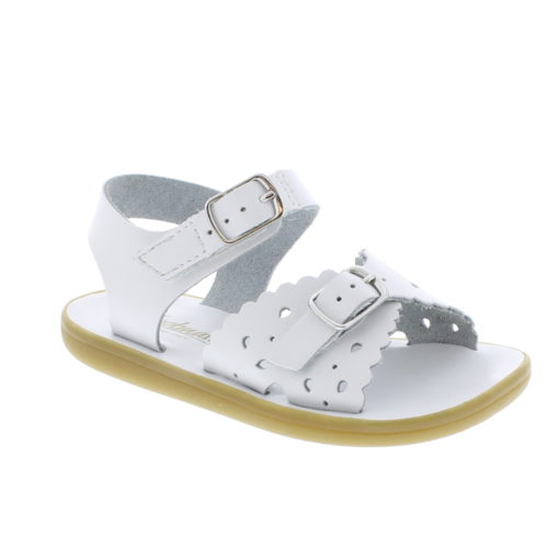 Footmates Kid's Ariel White Sandal