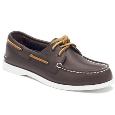 Sperry Kid's Authentic Original Boat Shoe Brown Leather