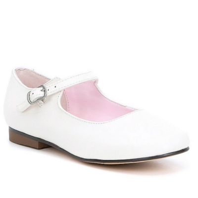 Nina Bonnett White Leather Kid's