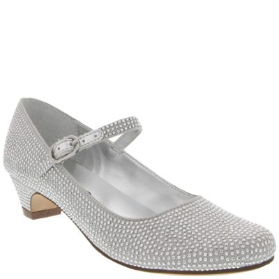 Nina Kid's Zelia Silver Satin Studs