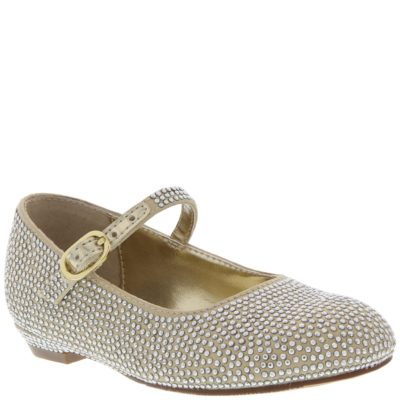 Nina Kid's Zelia T Gold Satin Studs