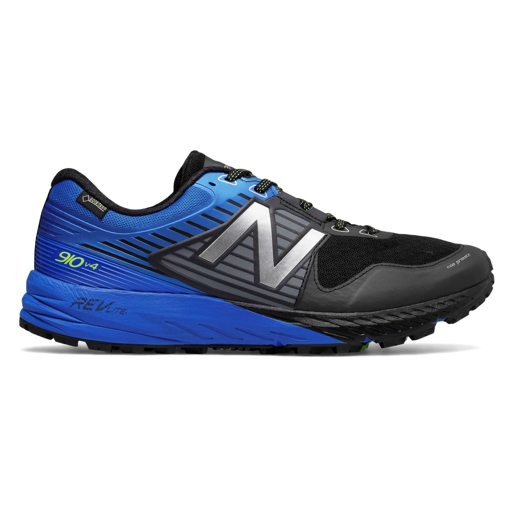 New Balance Men's 910v4 Trail GTX Blue/Black | Laurie's Shoes