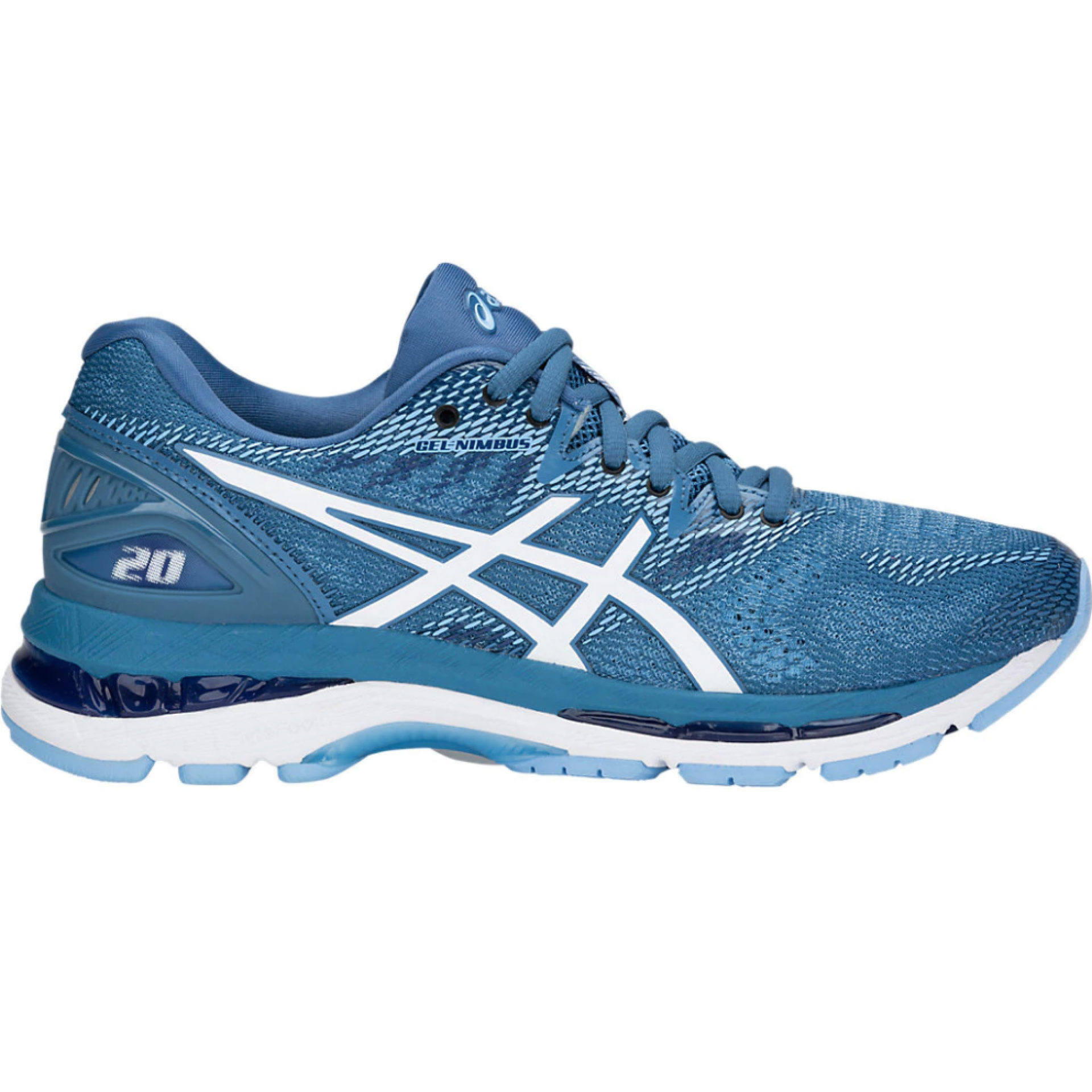 Asics Gel-Nimbus 20 Women's Azure/White | Laurie's Shoes