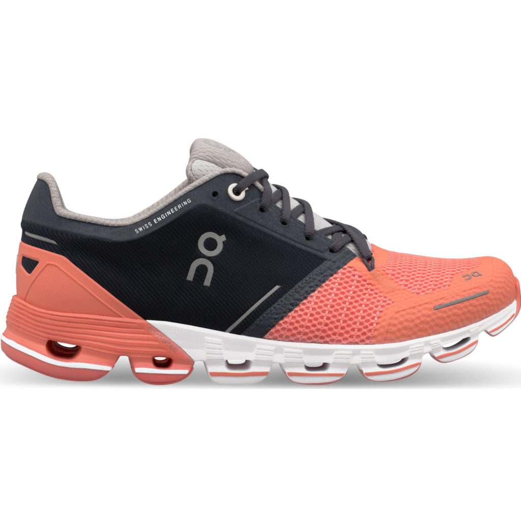 On Cloudflyer Running Shoes Women's Salmon & Ink | Laurie's Shoes