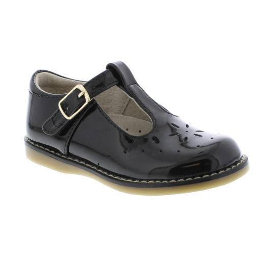 Footmates Kid's Sherry Black Patent Leather