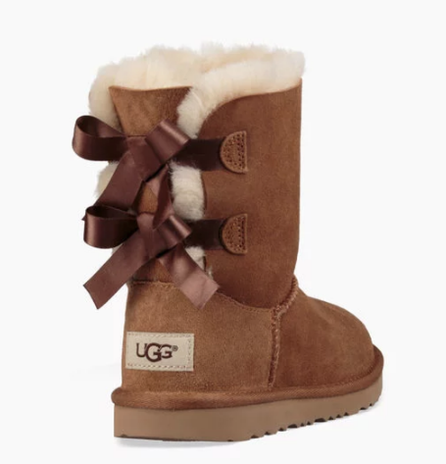 ugg bow chestnut boots