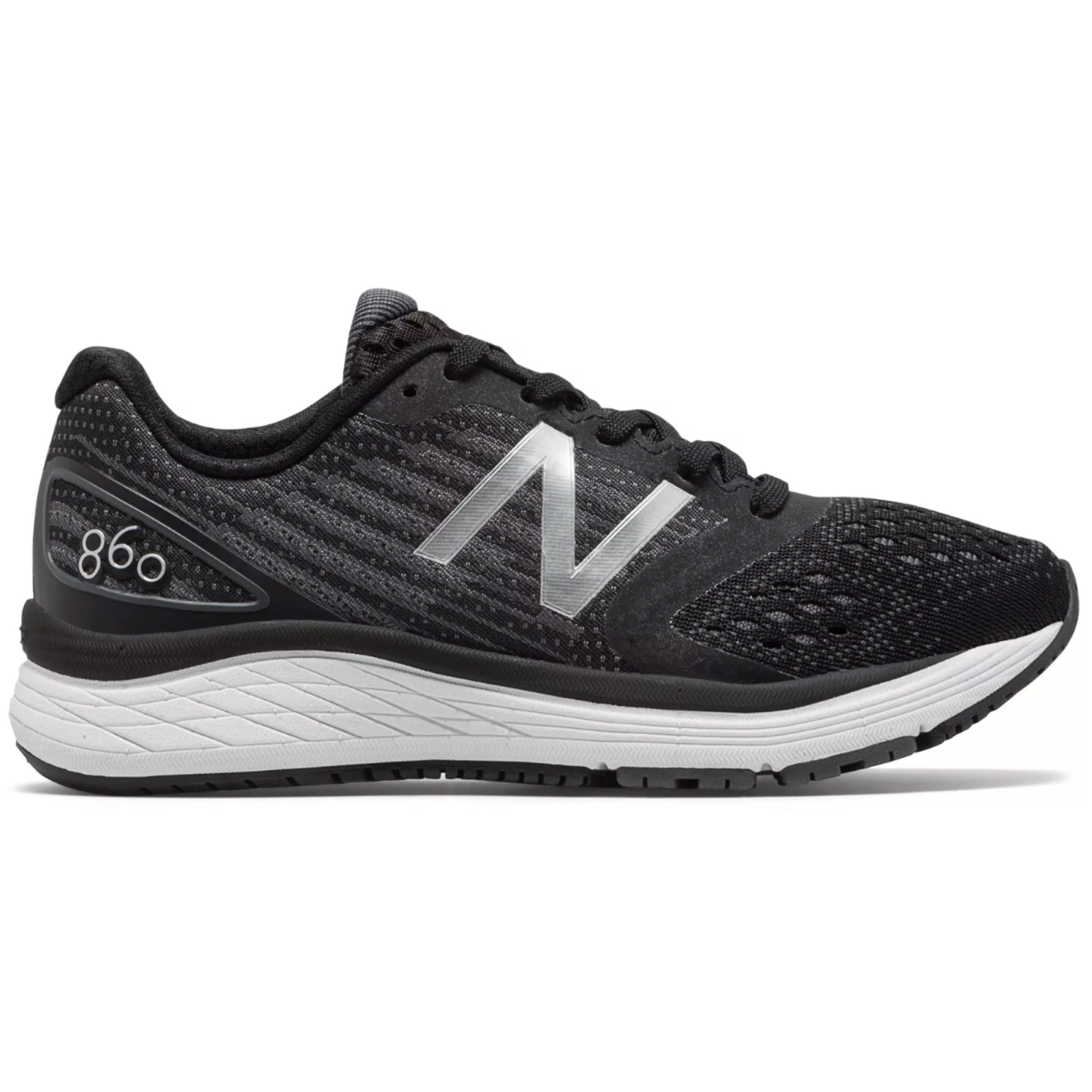 New Balance Kid's 860 Black with Laser Blue Tie | Laurie's Shoes