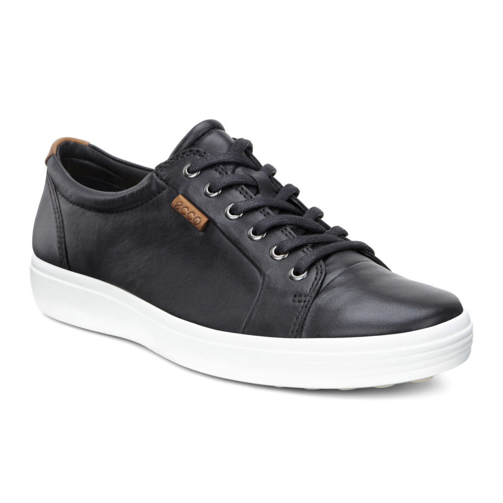 ECCO Men's Soft 7 Sneaker Black | Laurie's Shoes