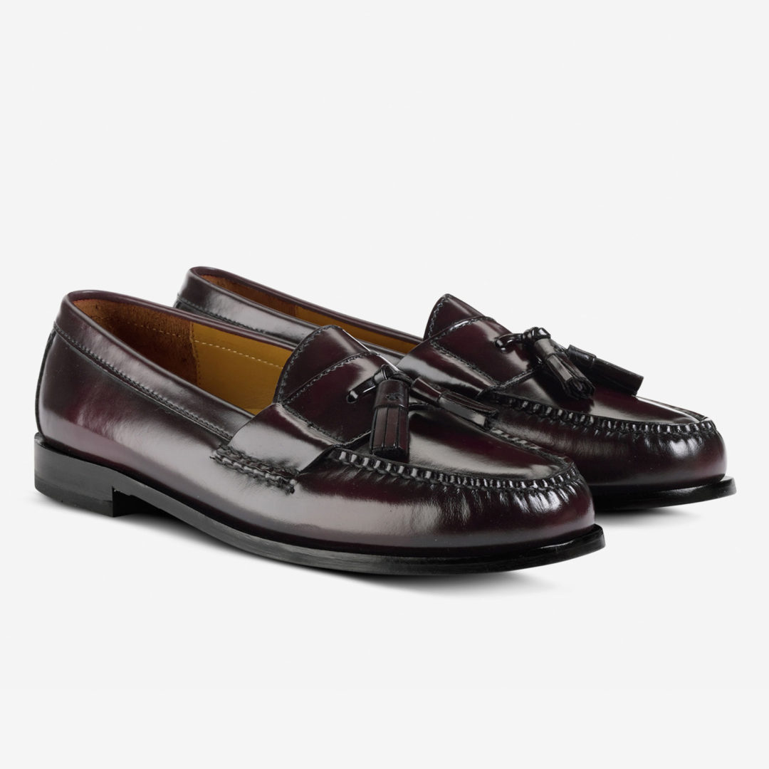 tallia men's eduardo velvet tassel loafers