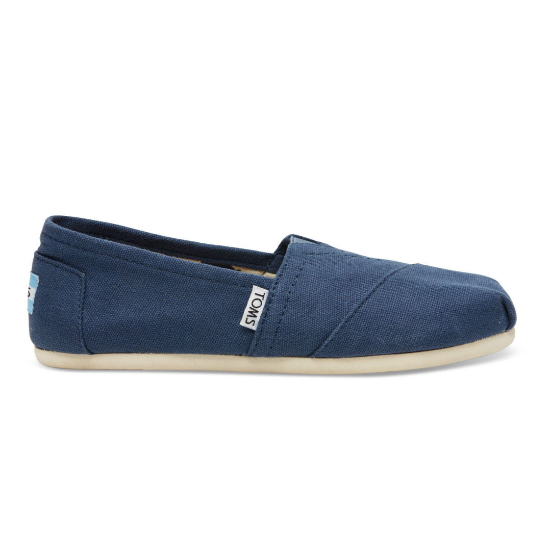 Toms Women's Classic Navy Canvas | Laurie's Shoes