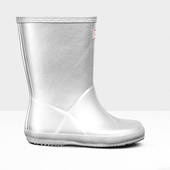 metallic hunter boots