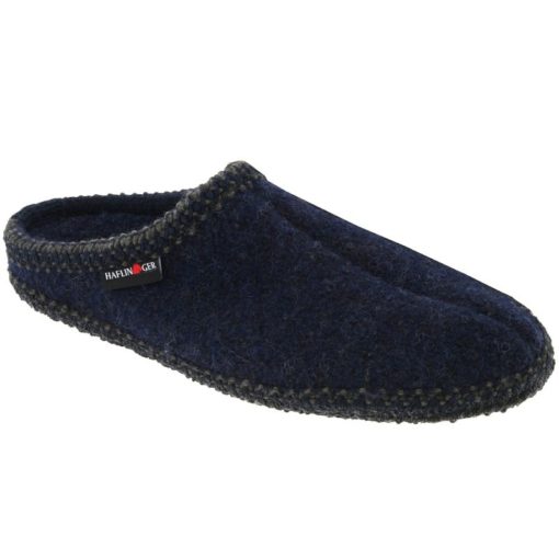 Haflinger AS Classic Wool Slipper Blue