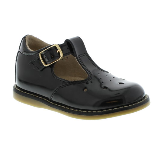 Footmates Kid's Harper Black Patent Leather