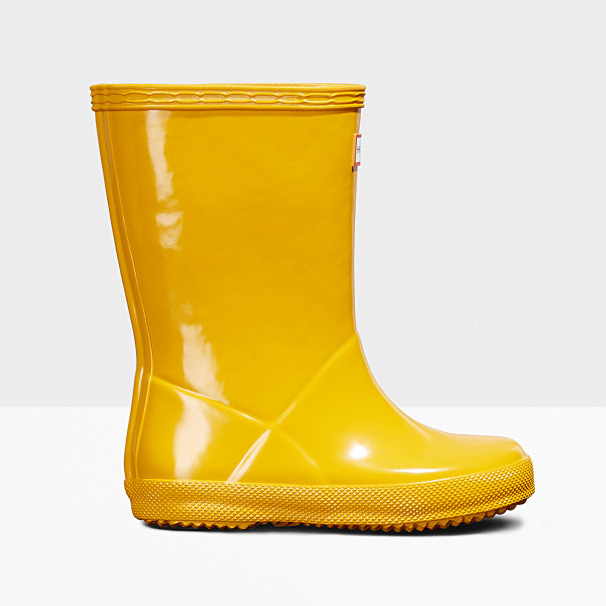 hunter yellow rain boots