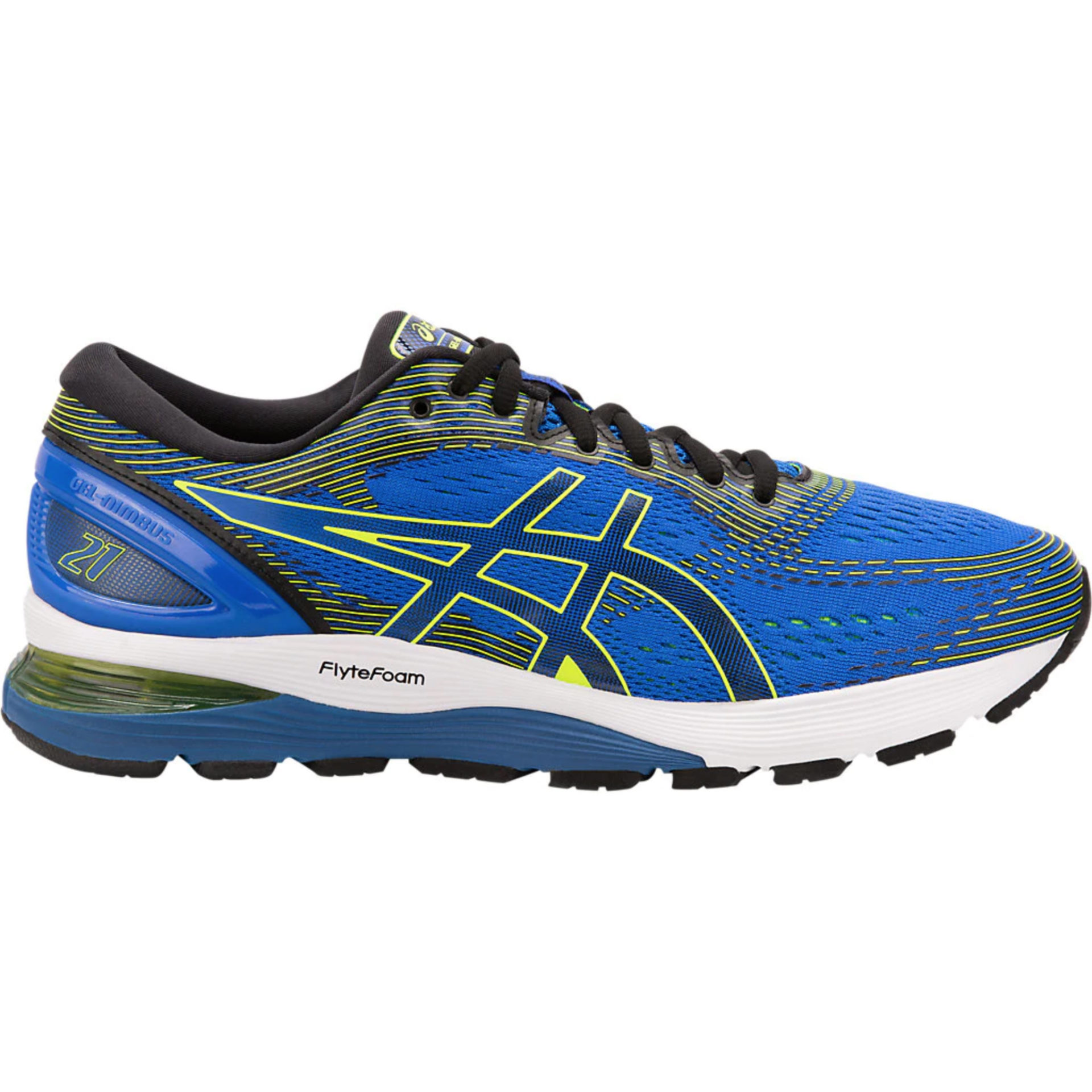 Asics Men's GEL-Nimbus 21 Illusion Blue/Black | Laurie's Shoes