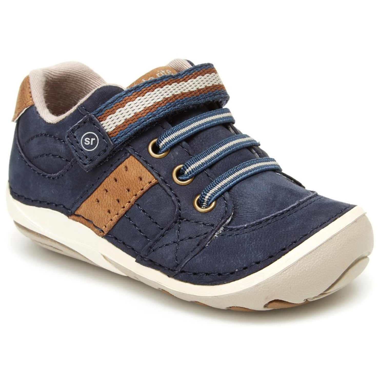 Stride Rite Infant Artie Navy Soft Motion Walker | Laurie's Shoes