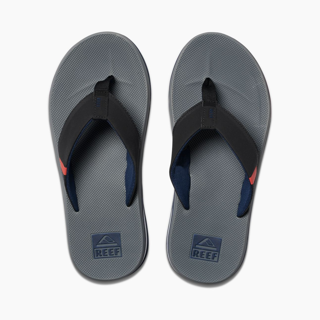 Reef Men's Fanning Low Sandal Grey/Black/Red | Laurie's Shoes