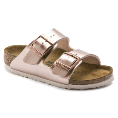 Birkenstock Kid's Arizona Birko-Flor Electric Metallic Copper