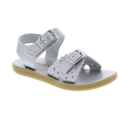 Footmates Kid's Ariel Silver Sandal