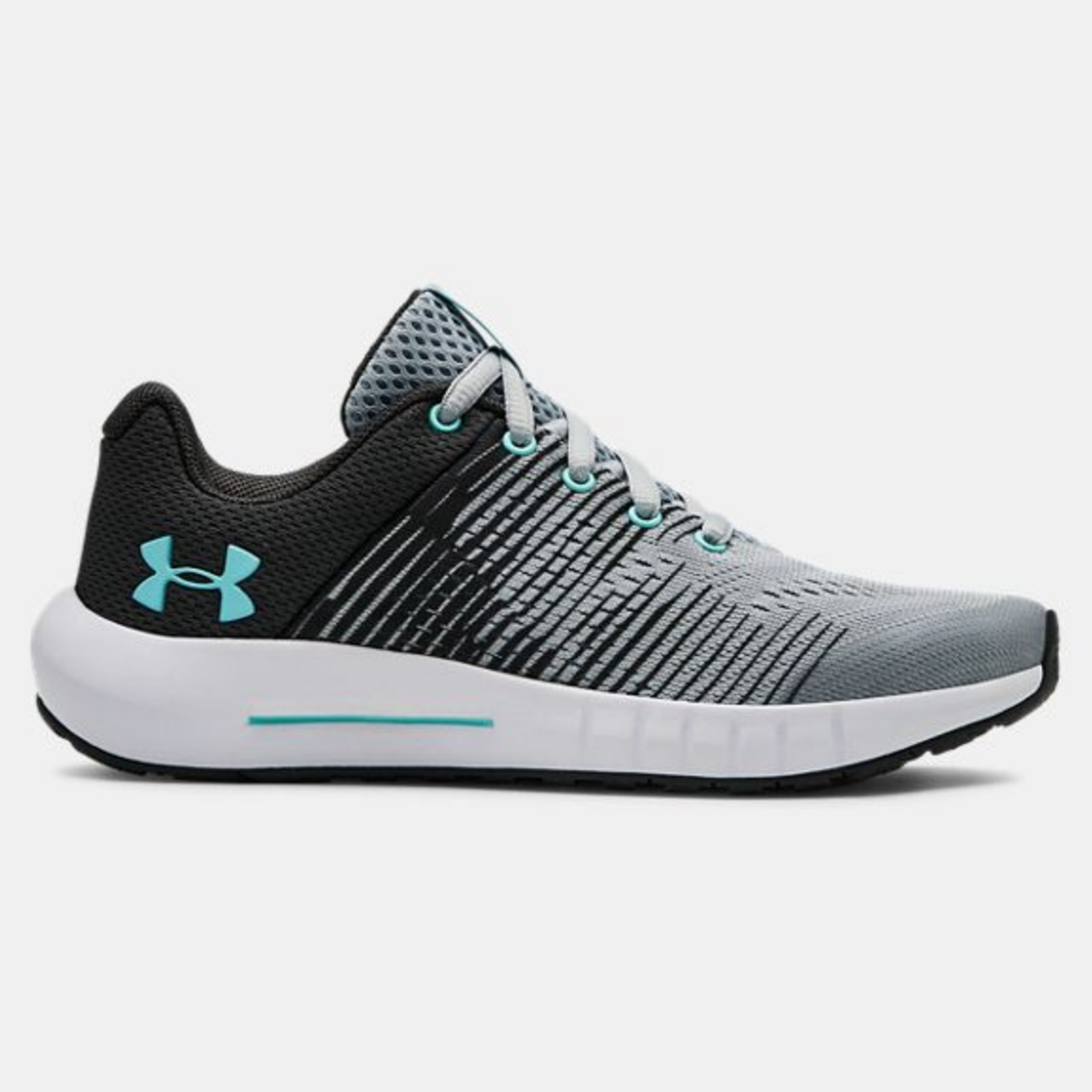 under armour grey and blue shoes