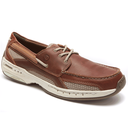 Dunham Men's Captain Boat Shoe Brown Leather