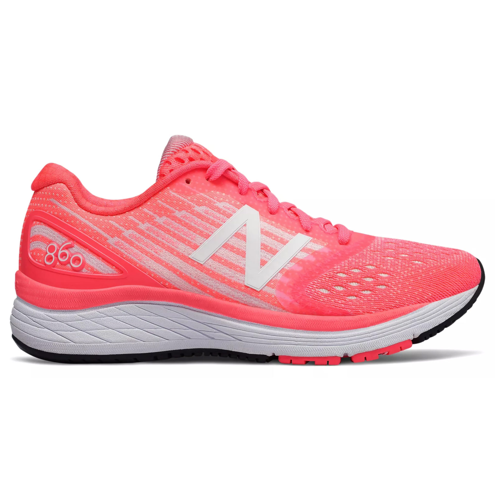 New Balance Kid's 860 v9 Guava with Sunrise Glo Tie | Laurie's Shoes