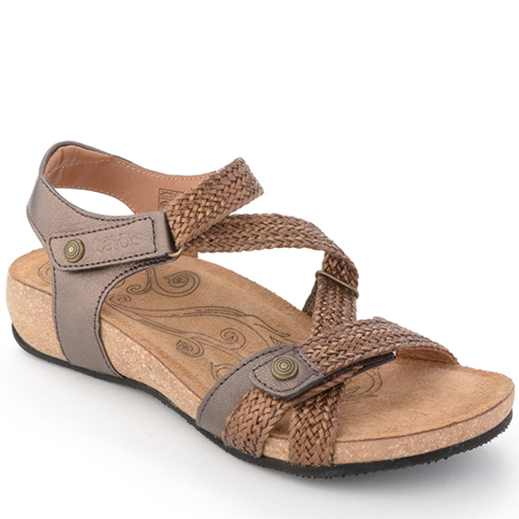 Taos Women's Trulie Sandal Bronze Leather | Laurie's Shoes