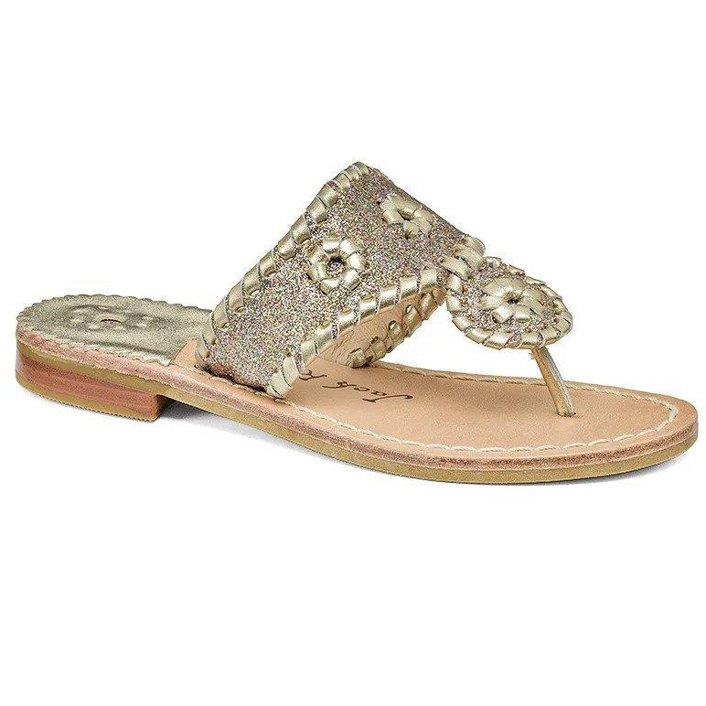 Jack Rogers Kid's Miss Sparkle Sandal Multi | Laurie's Shoes