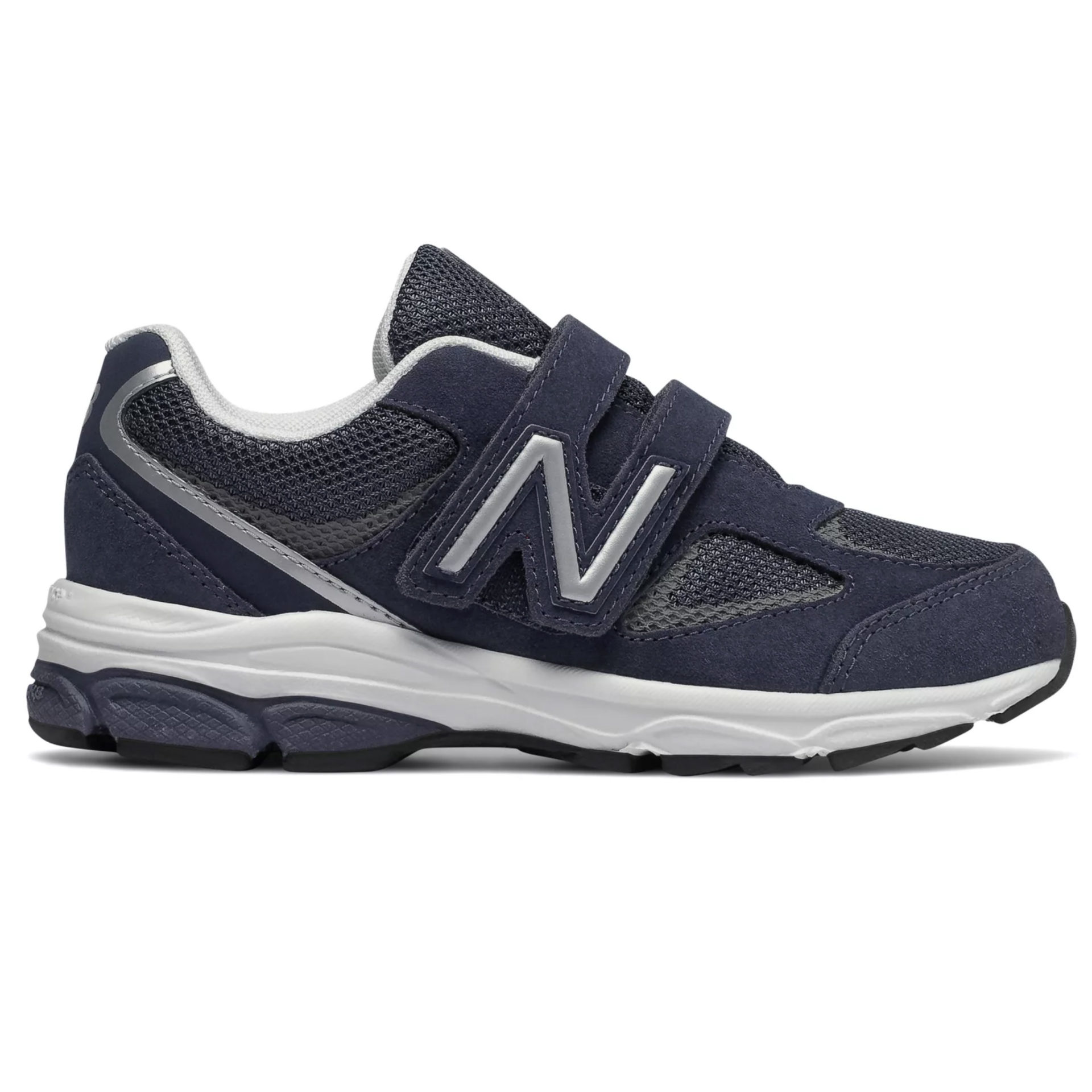 New Balance Kid's 888 v2 Navy with Grey Hook & Loop | Laurie's Shoes