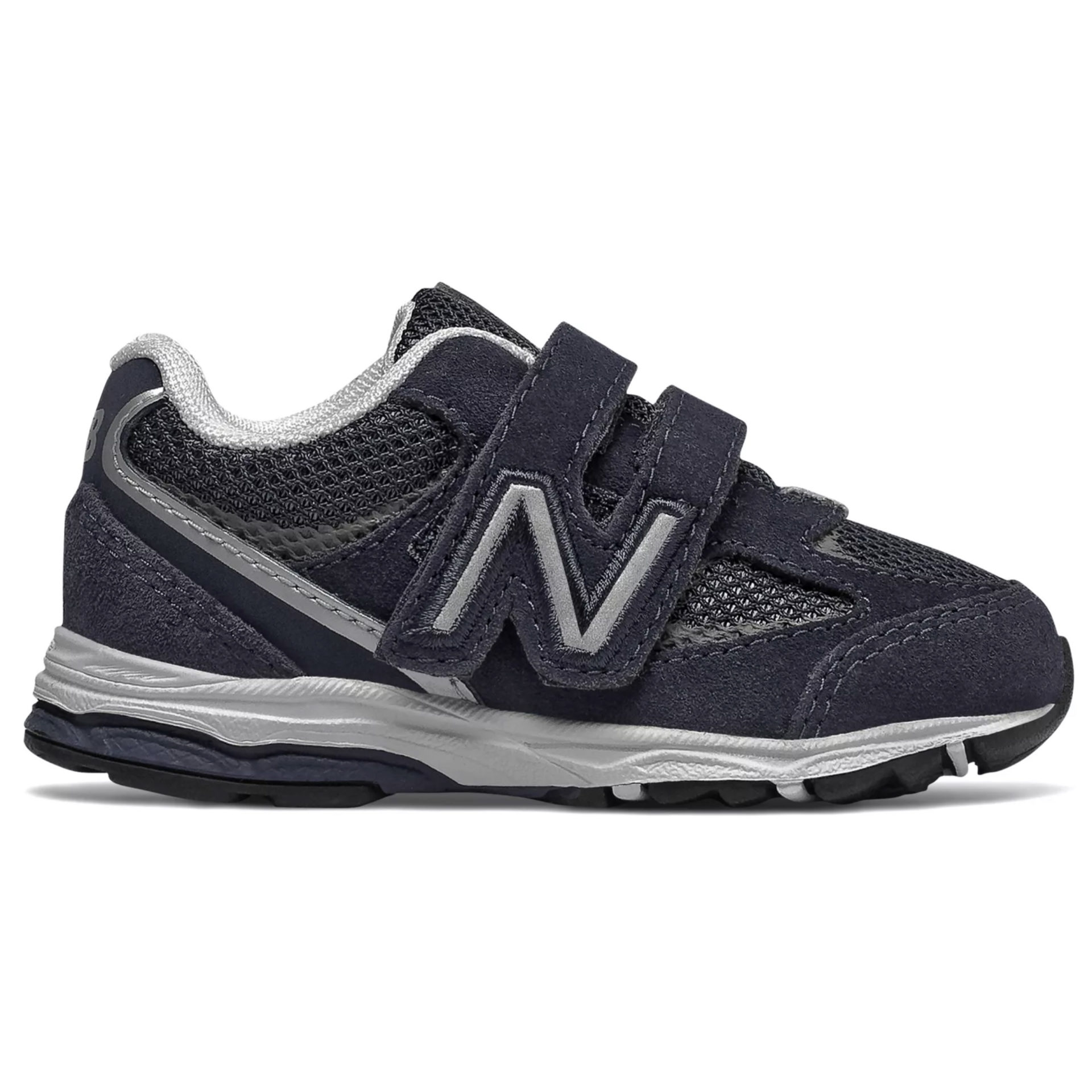 New Balance Toddler's 888 v2 Navy with Grey Hook & Loop | Laurie's Shoes