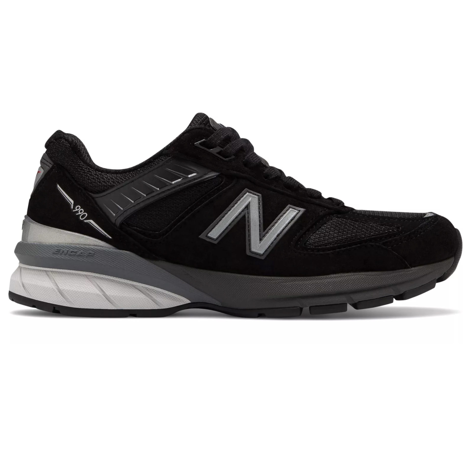 New Balance Women's 990 v5 Black with Silver | Laurie's Shoes