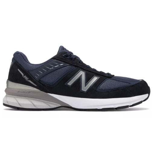 New Balance Men's 990 v5 Navy with Silver | Laurie's Shoes