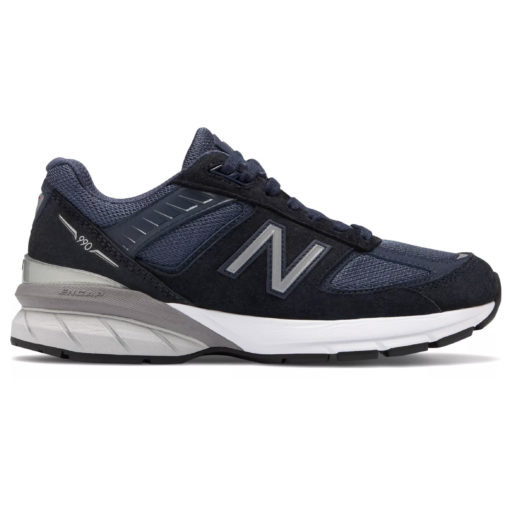 New Balance Women's 990 v5 Navy with Silver