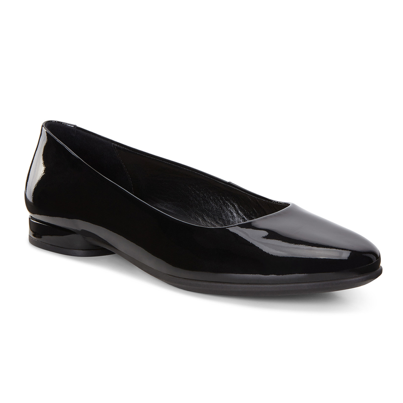 ecco anine ballerina black